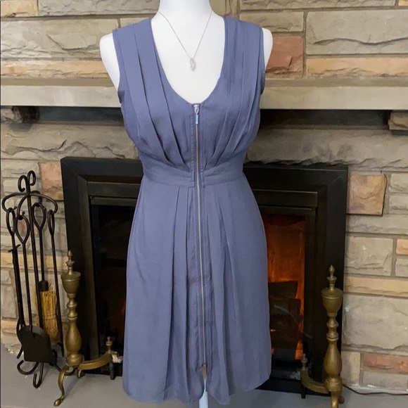 H&M elegant blue sleeveless dress size 2 NWOT - Picture 2 of 8